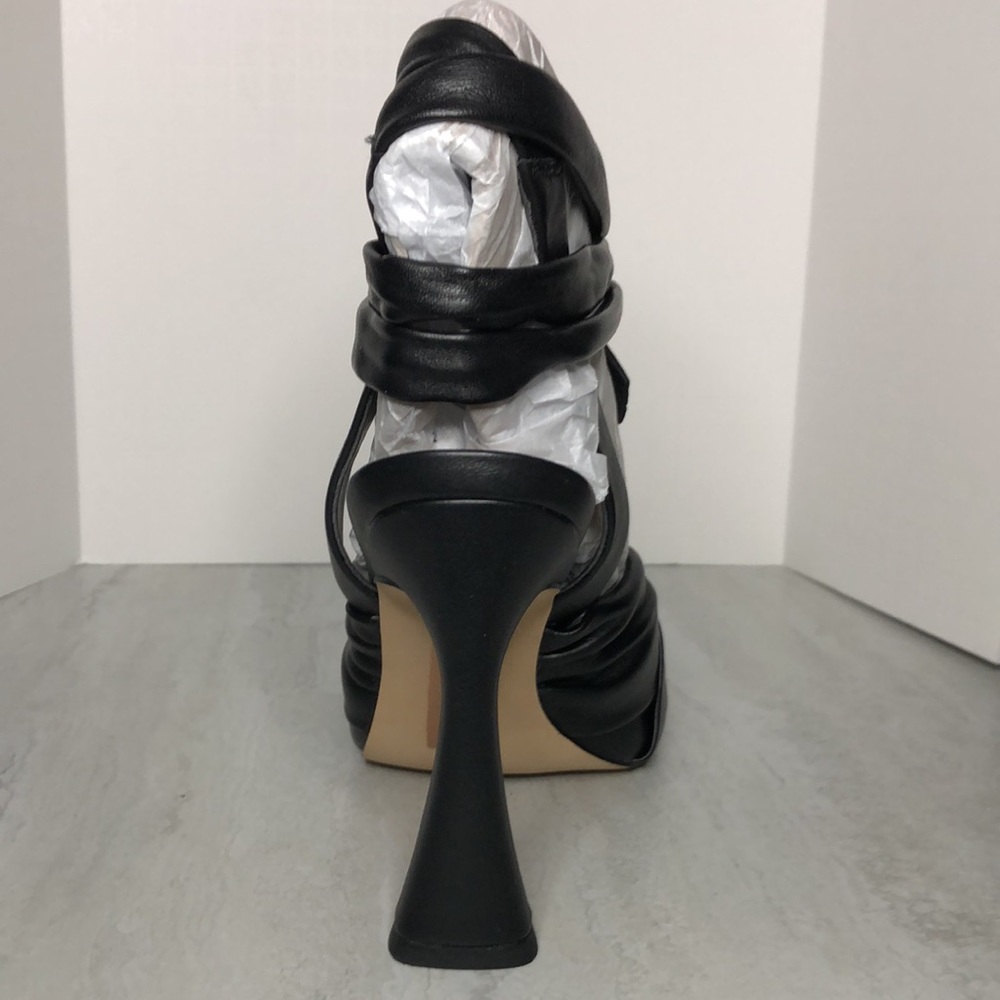 Sam Edelman Black Leather Heel Lenora - Picture 9 of 10